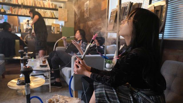 ケムリバの店内